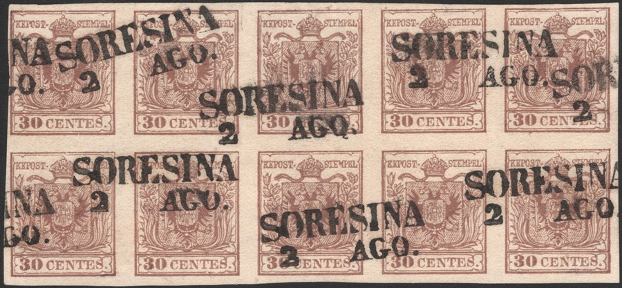 https://www.briefmarken-stari.at/bilder/Lombardei4MIII(10)10erBlock30CentesimiSORESINA2.AGO.HK5901Bild1